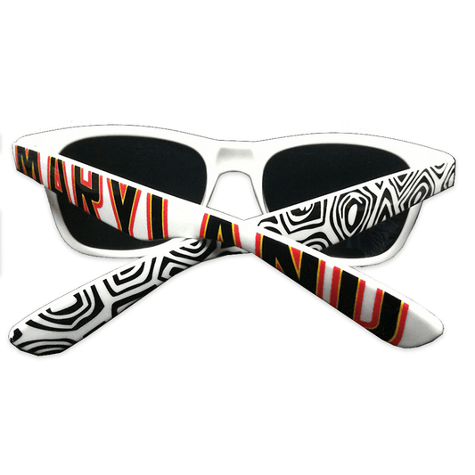 Maryland & Turtle Shell Pattern (White) / Shades - Route One Apparel