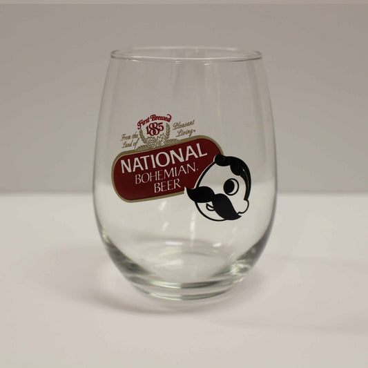 National Bohemian Beer / Stemless Wine Glass - Route One Apparel