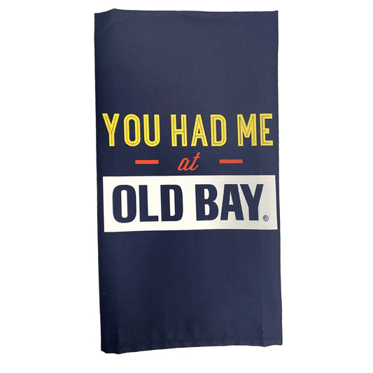 "You Had Me at Old Bay" (Blue) / Kitchen Towel - Route One Apparel