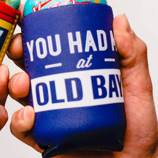 You Had Me At Old Bay (Navy) / Can Cooler - Route One Apparel